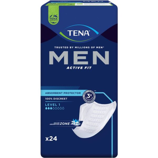 TENA MEN Active Fit Level 1 Inkontinenz Einlagen 24 St.