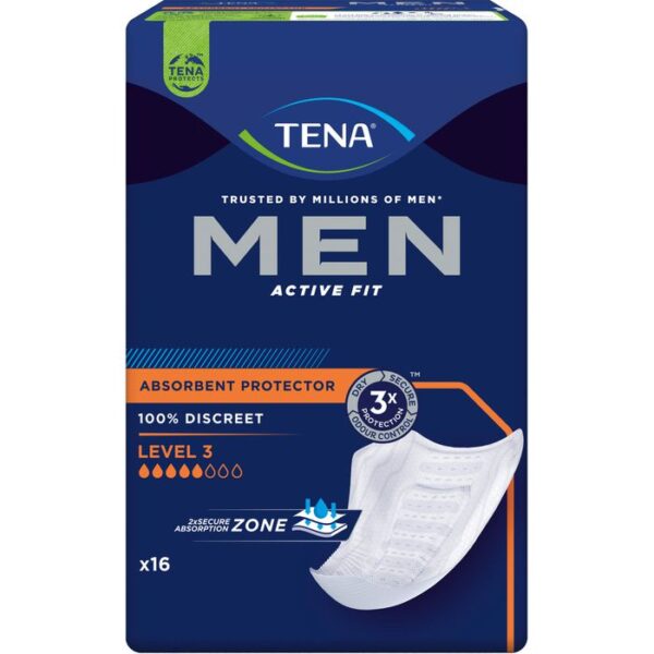 TENA MEN Active Fit Level 3 Inkontinenz Einlagen 16 St.