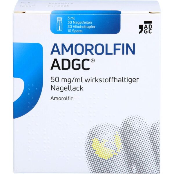 AMOROLFIN ADGC 50 mg/ml wirkstoffhalt.Nagellack 3 ml