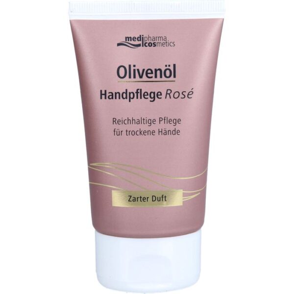 OLIVENÖL HANDPFLEGECREME Rose 50 ml