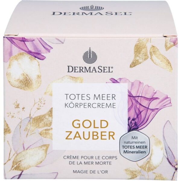 DERMASEL Totes Meer Körpercreme Gold Zauber 200 ml