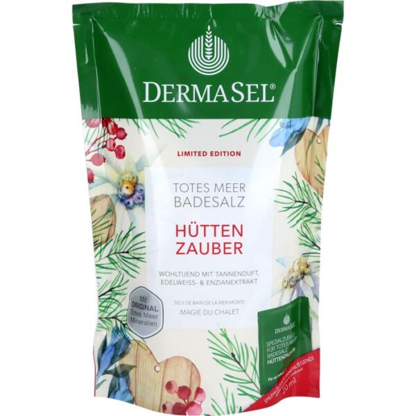 DERMASEL TM Badesalz Hüttenzauber 400g+20ml 1 P