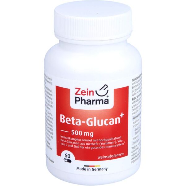 BETA-GLUCAN 500 mg+Vitamin C & Zink Kapseln 60 St.