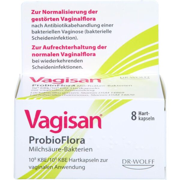 VAGISAN ProbioFlora Milchsäure-Bakter.Vaginalkaps. 8 St.