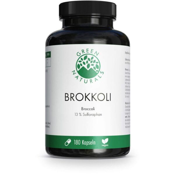 GREEN NATURALS Brokkoli+13% Sulforaphan vegan Kps. 180 St.