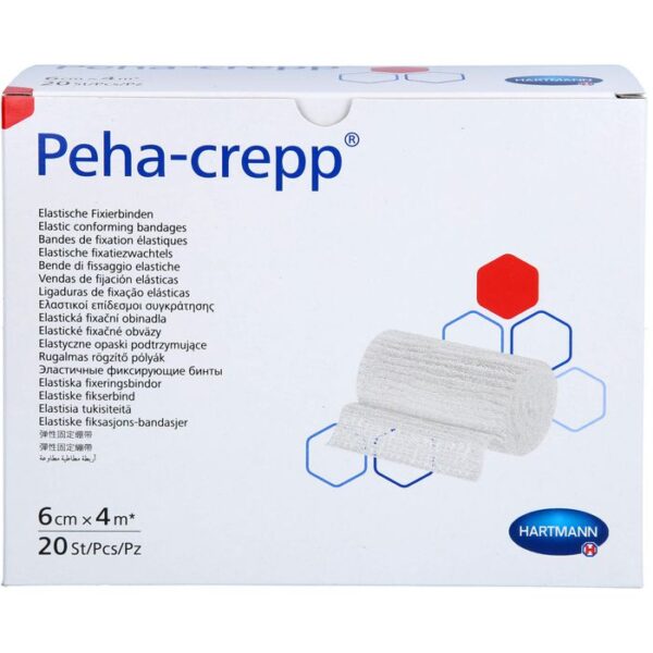 PEHA CREPP Fixierbinde 6 cmx4 m 20 St.