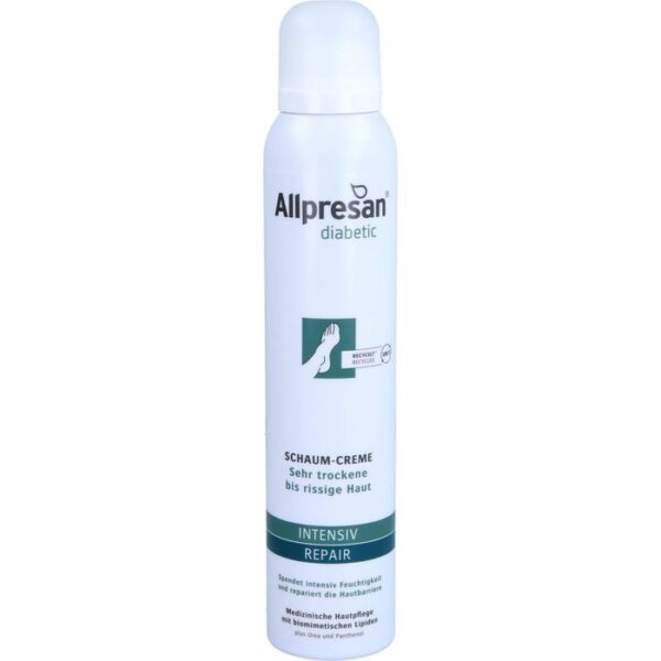 ALLPRESAN diabetic Inten.+Repair m.Urea Schaum-Cr. 200 ml