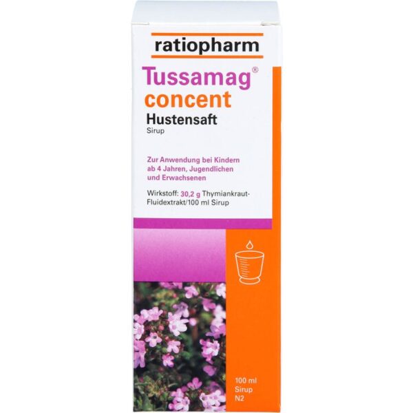 TUSSAMAG concent Hustensaft 30,2 g/100 ml Sirup 100 ml