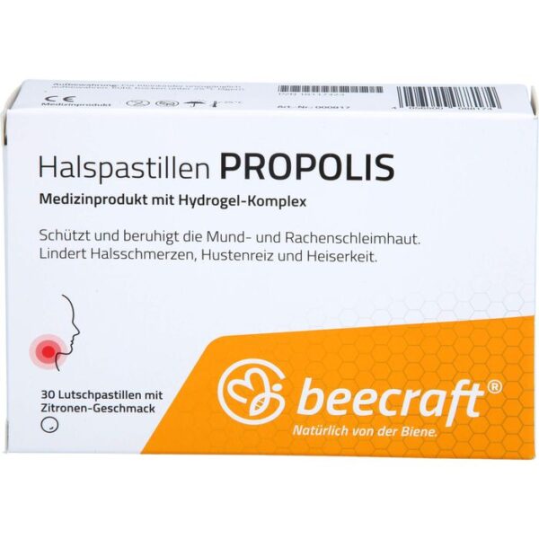 BEECRAFT Halspastillen Propolis 30 St.