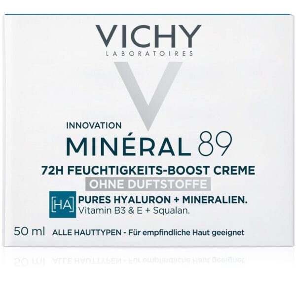 VICHY MINERAL 89 Creme ohne Duftstoffe 50 ml