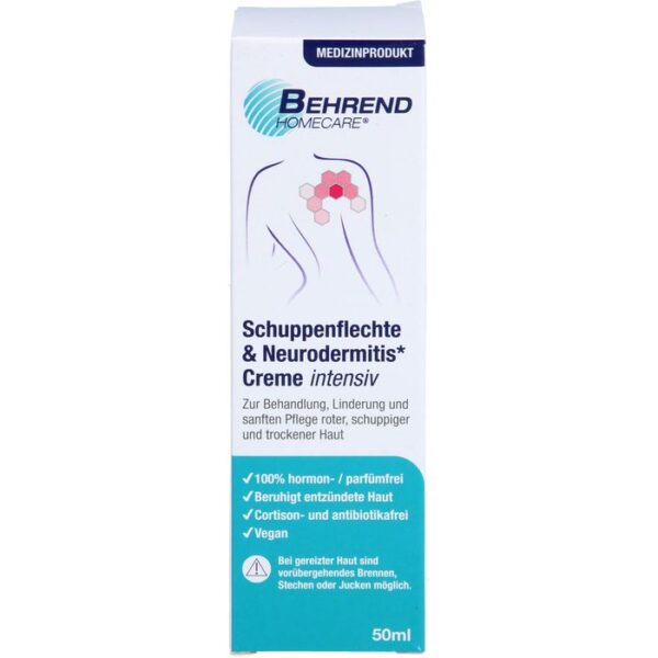 BEHREND Schuppenflechte & Neurodermitis Cr.intens. 50 ml