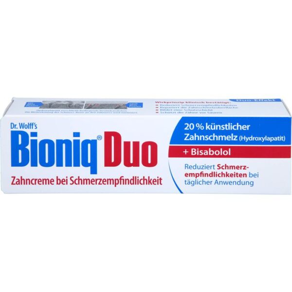 BIONIQ Zahncreme Duo 75 ml