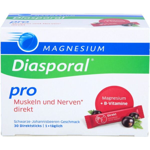 MAGNESIUM DIASPORAL pro B-Vit.Muskeln+Nerven dir. 30 St.