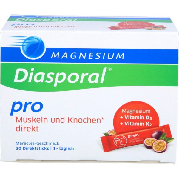 MAGNESIUM DIASPORAL pro D3+K2 Muskeln+Knochen dir. 30 St.