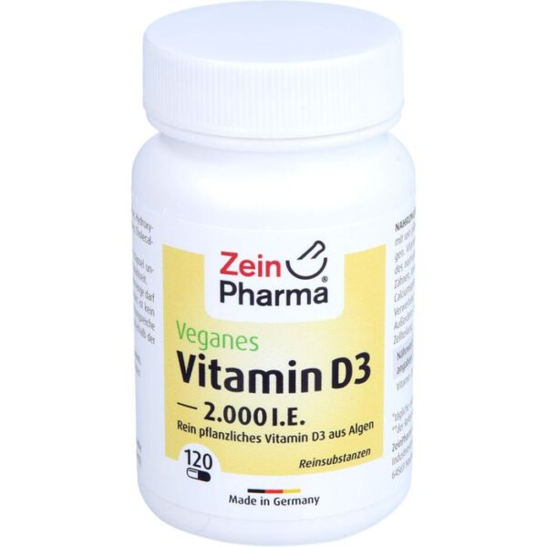 VITAMIN D3 2000 I.E. vegan Kapseln 120 St.