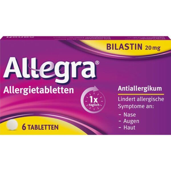 ALLEGRA Allergietabletten 20 mg Tabletten 6 St.