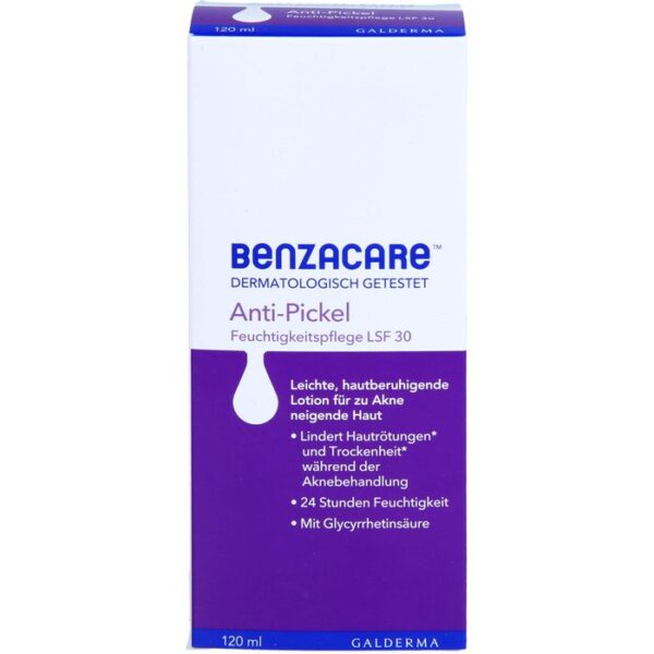 BENZACARE Anti-Pickel Feuchtigkeitspflege SPF 30 120 ml