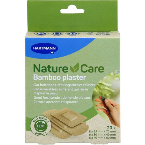 NATURE CARE Bambus-Pflasterstrips 3 Größen 20 St.