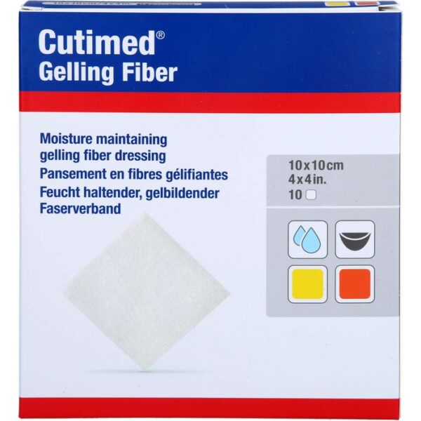 CUTIMED Gelling Fiber Kom.10x10 cm Hydrofaserverb. 10 St.