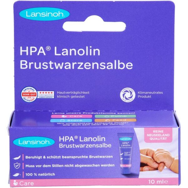 LANSINOH HPA Lanolin klimaneutral Salbe 10 ml