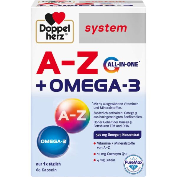 DOPPELHERZ A-Z+Omega-3 all-in-one system Kapseln 60 St.