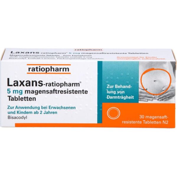 LAXANS-ratiopharm 5 mg magensaftres.Tabletten 30 St.