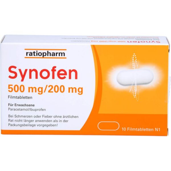 SYNOFEN 500 mg/200 mg Filmtabletten 10 St.