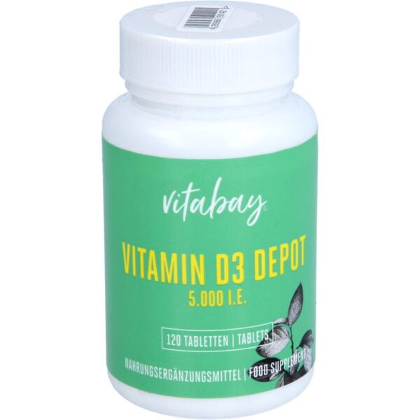 VITAMIN D3 DEPOT 5000 I.E. Cholecalciferol Tabl. 120 St.