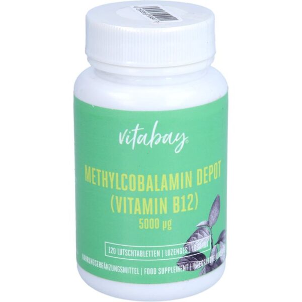 METHYLCOBALAMIN Vit.B12 Depot 5000 µg vegan Lut. 120 St.