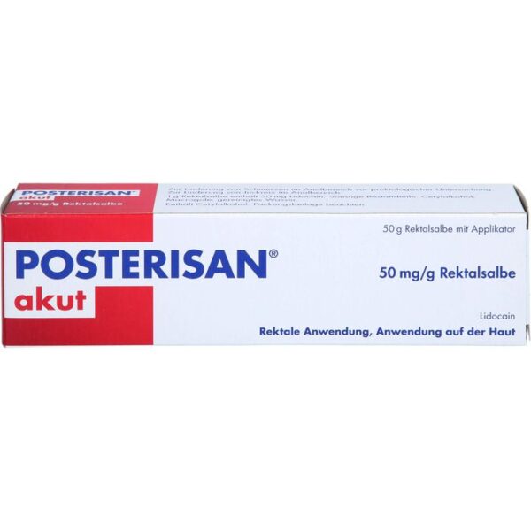 POSTERISAN akut 50 mg/g Rektalsalbe 50 g