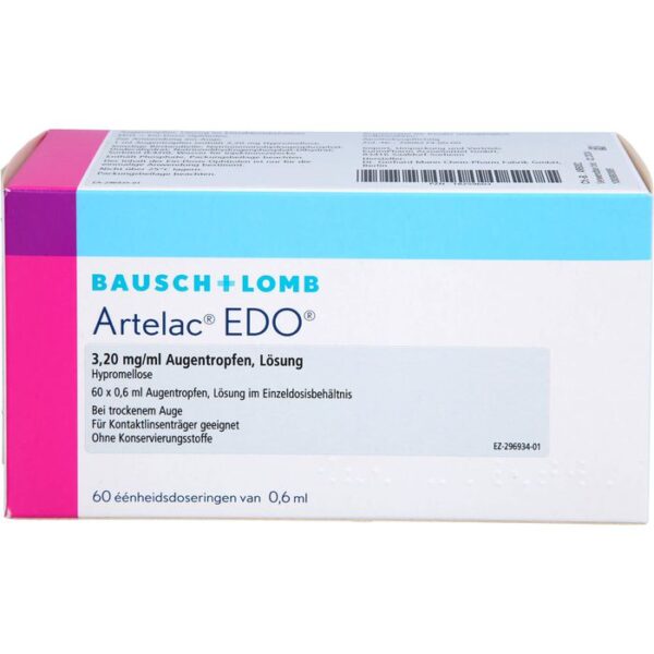 ARTELAC EDO 3,20 mg/ml Augentropfen Lösung 36 ml