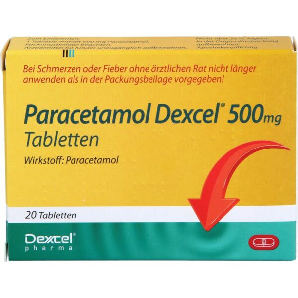 PARACETAMOL Dexcel 500 mg Tabletten 20 St.