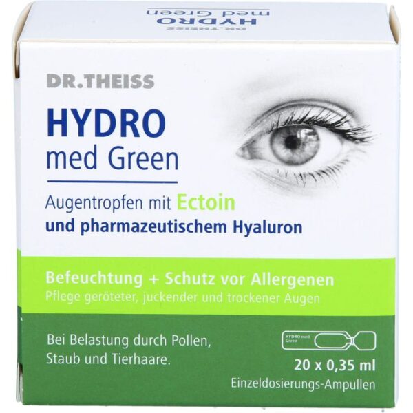 DR.THEISS Hydro med Green Augentro.Einzeldos.Amp. 7 ml