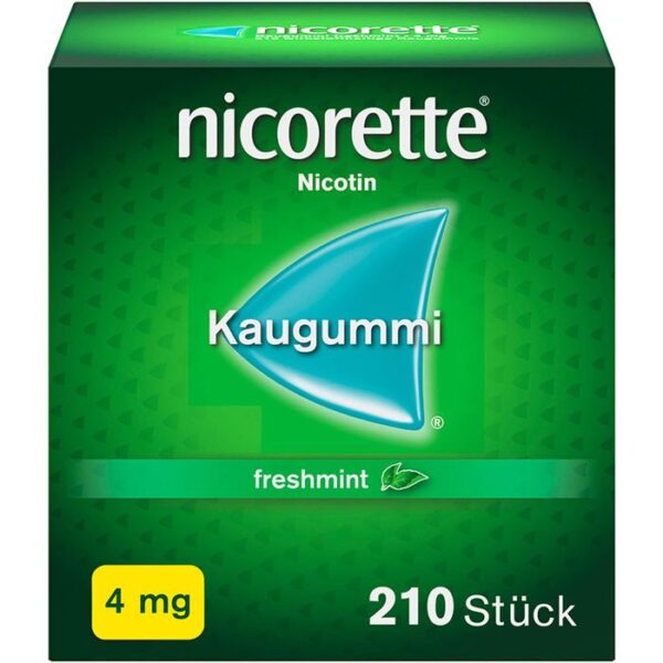 NICORETTE Kaugummi 4 mg freshmint 210 St.