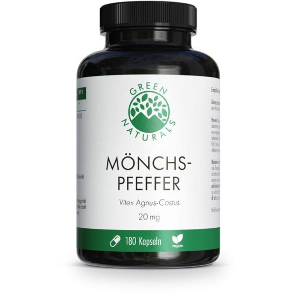 GREEN NATURALS Mönchspfeffer 20mg hochdosiert Kps. 180 St.