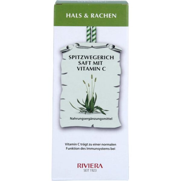 RIVIERA Spitzwegerich Saft mit Vitamin C 250 ml