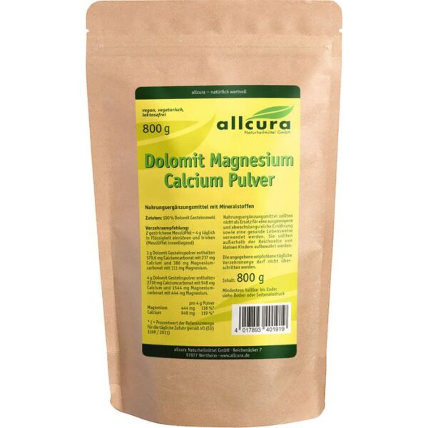 DOLOMIT Magnesium Calcium Pulver 800 g