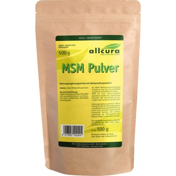 MSM PULVER Methylsulfonylmethan 500 g