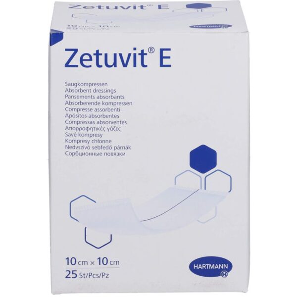 ZETUVIT E Saugkompressen steril 10x10 cm 25 St.