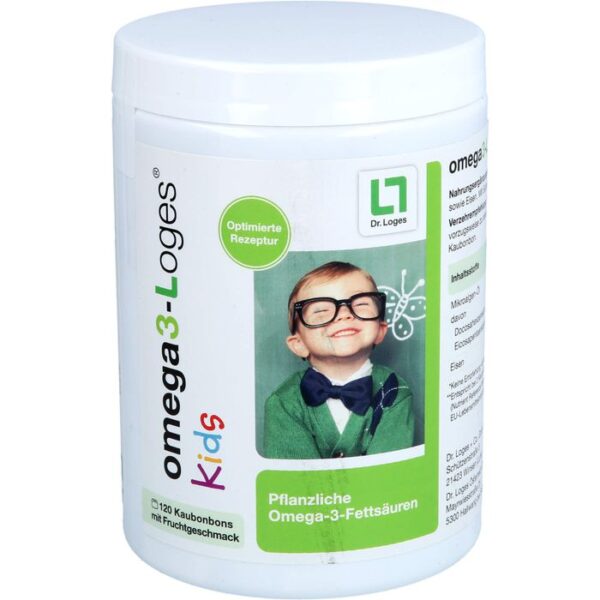 OMEGA3-LOGES Kids Lutsch- u.Kaubonb.Fruchtgeschm. 120 St.