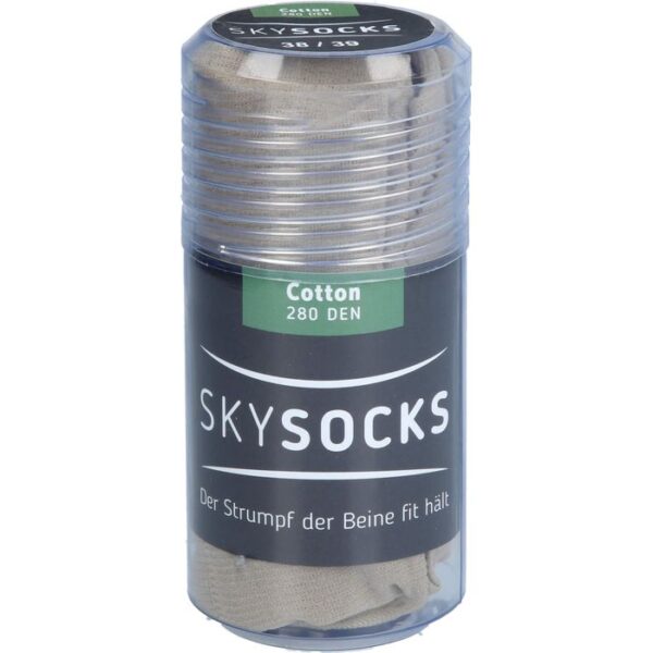 SKYSOCKS Cotton 280den AD 38/39 sand 2 St.