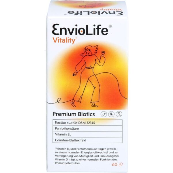 ENVIOLIFE Vitality Bakterien Curcuma & L-Glutamin 60 St.