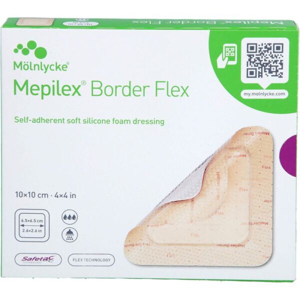 MEPILEX Border Flex Schaumverb.haft.10x10 cm 5 St.