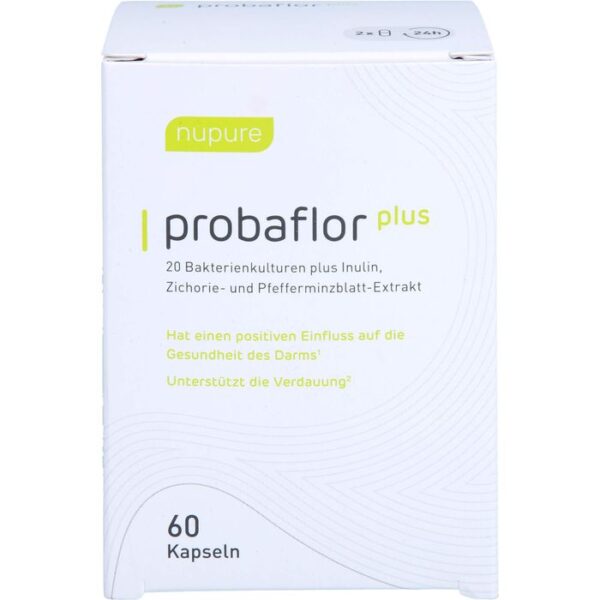 NUPURE probaflor plus Probiotika Darmgesundh.Kps 60 St.