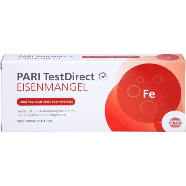 PARI TestDirect EISENMANGEL Selbsttest Blut 1 St.