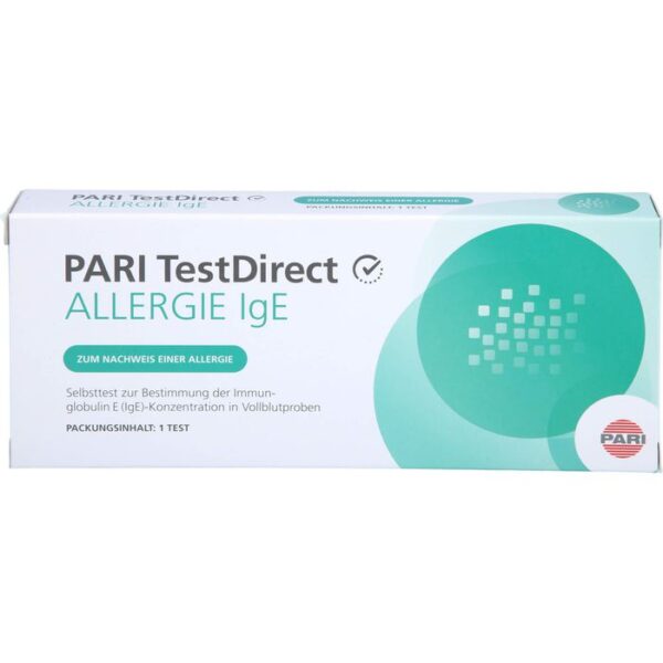 PARI TestDirect ALLERGIE IgE Selbsttest Blut 1 St.