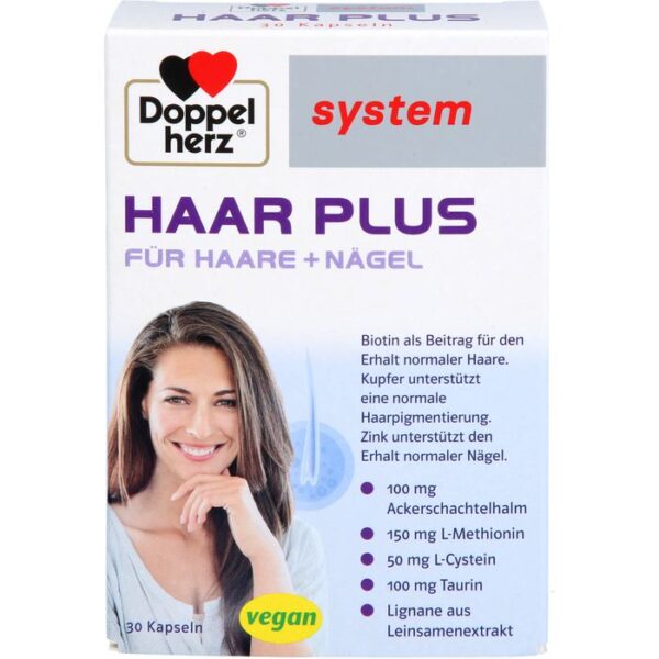 DOPPELHERZ Haar Plus system Kapseln 30 St.