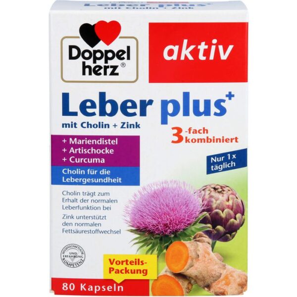 DOPPELHERZ Leber plus Kapseln 80 St.