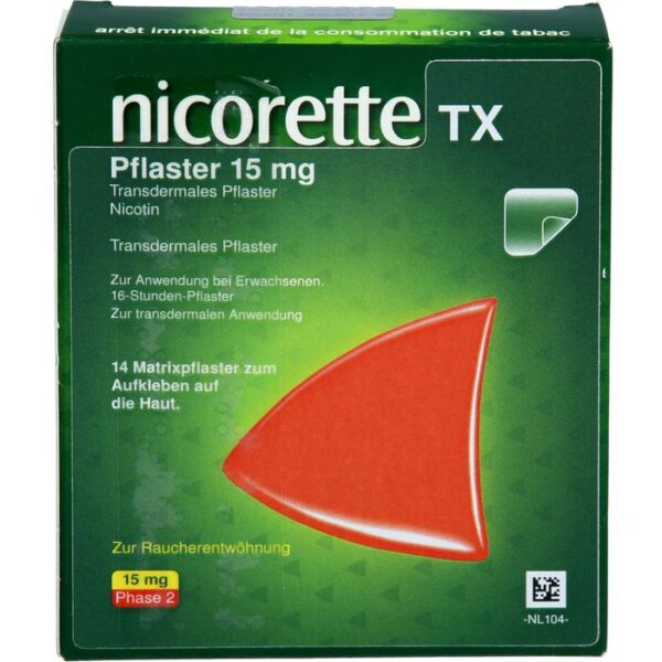 NICORETTE TX Pflaster 15 mg 14 St.