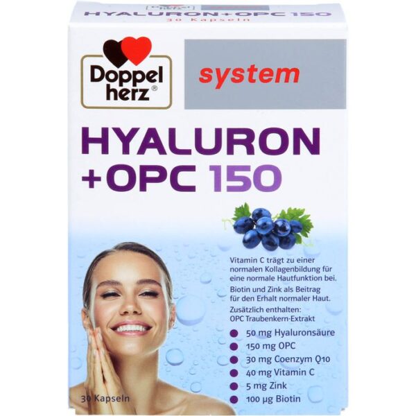 DOPPELHERZ Hyaluron+OPC system Kapseln 30 St.